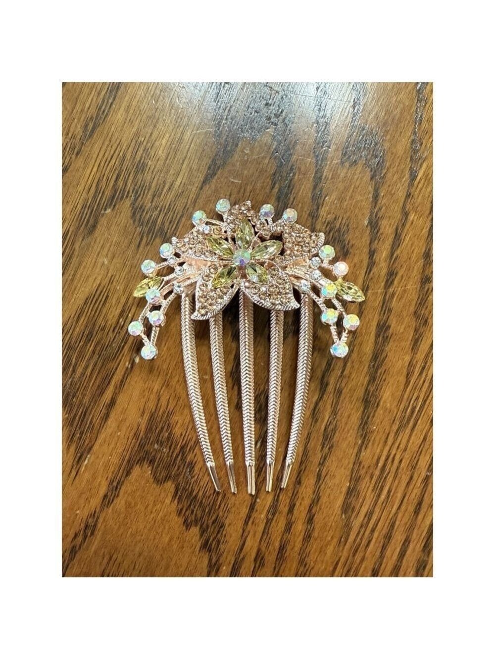 Hair Comb Accessory Rhinestones Bling - Picture 3 of 5